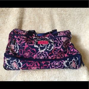 Vera Bradley rolling duffel bag